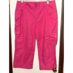 Lauren Ralph Lauren Pink‎ Capri Cargo Pants Women's Size 12